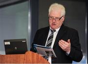4 February 2016; Tom O'Reilly, Chairman, Club and County Advice Committee, in attendance at the launch of Lá na gClubanna. Croke Park, Dublin. Picture credit: Seb Daly / SPORTSFILE