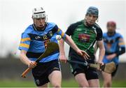 4 February 2016; Colm Cronin, University College Dublin, in action against Niall O'Connor, Limerick Institute Technology. Independent.ie HE GAA Fitzgibbon Cup Group A, Round 2, Limerick Institute Technology v University College Dublin. LIT, Limerick. Picture credit: Diarmuid Greene / SPORTSFILE