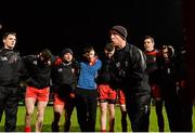 23 January 2016; Brian McGuckian, Derry assistant manager speaking to the players. Bank of Ireland Dr McKenna Cup Final, Tyrone v Derry, Athletic Grounds, Armagh. Picture credit: Oliver McVeigh / SPORTSFILE