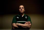 4 February 2016; Ireland captain Niamh Briggs poses for a portrait after a press conference. Ireland Women's Rugby Press Conference, Stillorgan Park Hotel, Stillorgan, Co. Dublin Picture credit: Brendan Moran / SPORTSFILE