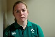 4 February 2016; Ireland captain Niamh Briggs poses for a portrait after a press conference. Ireland Women's Rugby Press Conference, Stillorgan Park Hotel, Stillorgan, Co. Dublin Picture credit: Brendan Moran / SPORTSFILE