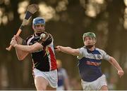3 February 2016; Stephen Maher, IT Carlow, in action against Niall Mullins, St Pat's. Independent.ie HE GAA Fitzgibbon Cup, St Pat’s-Mater Dei v IT Carlow, Group B, Round 2, Na Fianna, Mobhi Road, Dublin. Picture credit: Brendan Moran / SPORTSFILE