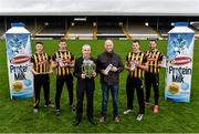 5 February 2016; Glanbia today launched a new 3 year sponsorship with Kilkenny GAA. Pictured are Brian Phelan, CEO Glanbis Global Ingredients, Kilkenny manager Brian Cody with Kilkenny players from left Paul Murphy, Joe Lyng, team captain Shane Prendergast and Jackie Tyrrell. Nowlan Park, Kilkenny. Picture credit: Matt Browne / SPORTSFILE