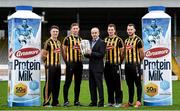 5 February 2016; Glanbia today launched a new 3 year sponsorship with Kilkenny GAA. Pictured are Brian Phelan, CEO Glanbis Global Ingredients, Kilkenny players from left Paul Murphy, Joe Lyng, team captain Shane Prendergast and Jackie Tyrrell. Nowlan Park, Kilkenny. Picture credit: Matt Browne / SPORTSFILE