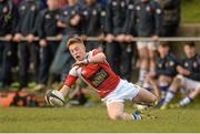 3 February 2016; Josh Pickering, Rockwell College. Munster Schools Senior Cup, Quarter-Final, Rockwell College v Crescent College Comprehensive. Clanwilliam RFC, Tipperary. Picture credit: Piaras Ó Mídheach / SPORTSFILE