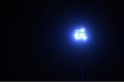 5 February 2016; A general view of floodlights ahead of the game. Electric Ireland U20 Six Nations Rugby Championship, Ireland v Wales, Donnybrook Stadium, Donnybrook, Dublin. Picture credit: Ramsey Cardy / SPORTSFILE