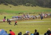 22 November 2009; A general view of the runners during the Boy's Under 18 Cross Country race. Woodie’s DIY/AAI Inter County and Juvenile Even Ages Cross Country, Kilbeggan Race Course, Westmeath. Photo by Sportsfile