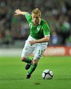 14 November 2009; Damien Duff, Republic of Ireland. FIFA 2010 World Cup Qualifying Play-off 1st Leg, Republic of Ireland v France, Croke Park, Dublin. Picture credit: David Maher / SPORTSFILE