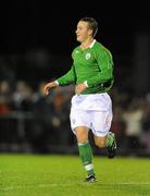 24 November 2009; Mickey Drennan, Republic of Ireland, celebrates after scoring his side's first goal from the penalty spot. U16 International Friendly, Republic of Ireland v Czech Republic, Rock Celtic FC, Louth. Photo by Sportsfile