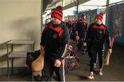6 February 2016; Oulart the Ballagh players including Ben O'Connor arrive for the game. AIB GAA Hurling Senior Club Championship, Semi-Final, Oulart the Ballagh v Na Piarsaigh. Semple Stadium, Thurles, Co. Tipperary. Picture credit: Diarmuid Greene / SPORTSFILE