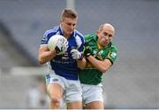 6 February 2016; Brian Crowley, Templenoe, in action against Noelie Beattie, Ardnaree Sarsfields. AIB GAA Football All-Ireland Junior Club Championship Final, Ardnaree Sarsfields, Mayo, v Templenoe, Kerry. Croke Park, Dublin. Picture credit: Stephen McCarthy / SPORTSFILE