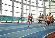 6 February 2016; A general view of the Senior Men's League 800m . GloHealth National Indoor League Final. AIT, Dublin Rd, Athlone, Co. Westmeath. Picture credit: Sam Barnes / SPORTSFILE