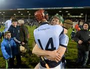 6 February 2016; Man of the match Will O'Donoghue, right, and David Dempsey, Na Piarsaigh, celebrate after victory over Oulart the Ballagh. AIB GAA Hurling Senior Club Championship, Semi-Final, Oulart the Ballagh v Na Piarsaigh. Semple Stadium, Thurles, Co. Tipperary. Picture credit: Diarmuid Greene / SPORTSFILE