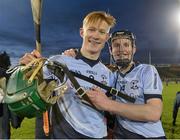 6 February 2016; Man of the match Will O'Donoghue, left, and David Dempsey, Na Piarsaigh, celebrate after victory over Oulart the Ballagh. AIB GAA Hurling Senior Club Championship, Semi-Final, Oulart the Ballagh v Na Piarsaigh. Semple Stadium, Thurles, Co. Tipperary. Picture credit: Diarmuid Greene / SPORTSFILE