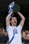 6 February 2016; St Mary's captain Sean Cournane lifts the cup. AIB GAA Football All-Ireland Intermediate Club Championship Final, Hollymount-Carramore, Mayo, v St Mary's, Kerry. Croke Park, Dublin. Picture credit: Stephen McCarthy / SPORTSFILE