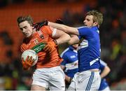 6 February 2016; Ciaron O'Hanlon. Armagh, in action against Mark Timmons, Laois. Allianz Football League, Division 2, Round 2, Armagh v Laois. Athletic Grounds, Armagh. Picture credit: Oliver McVeigh / SPORTSFILE
