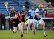 6 February 2016; Anthony Roche, Oulart the Ballagh, in action against David Breen, Na Piarsaigh. AIB GAA Hurling Senior Club Championship, Semi-Final, Oulart the Ballagh v Na Piarsaigh. Semple Stadium, Thurles, Co. Tipperary. Picture credit: Diarmuid Greene / SPORTSFILE