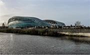 7 February 2016; A general view of the exterior of the Aviva Stadium. RBS Six Nations Rugby Championship 2016, Ireland v Wales. Aviva Stadium, Lansdowne Road, Dublin. Picture credit: Ramsey Cardy / SPORTSFILE