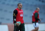 27 November 2009; South Africa's Bryan Habana during the South Africa Rugby Captain's Run ahead of their Autumn International Guinness Series 2009 match against Ireland on Saturday. Croke Park, Dublin. Picture credit: Brian Lawless / SPORTSFILE