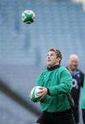 27 November 2009; Ireland's Sean O'Brien during the Ireland Rugby Captain's Run ahead of their Autumn International Guinness Series 2009 match against South Africa on Saturday. Croke Park, Dublin. Picture credit: Brian Lawless / SPORTSFILE
