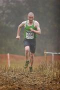 28 November 2009; Rory McDonnell, Sportslocker Dunboyne, on his way to winning the NSRT and SMART Cross Country Race. The Ward Cross Indoor Astro Park, The Ward, Co. Dublin. Picture credit: Tomas Greally / SPORTSFILE