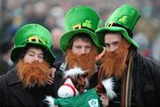 28 November 2009; Ireland supporter ahead of the game. Supporters at the Ireland v South Africa match. Croke Park, Dublin. Picture credit: Stephen McCarthy / SPORTSFILE