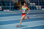 7 February 2016; Katie Kirk, Queens University A.C., in action during the 800m. GloHealth AAI Games. AIT, Dublin Rd, Athlone, Co. Westmeath. Picture credit: Sam Barnes / SPORTSFILE