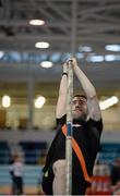 7 February 2016; David Donegan, Clonliffe Harriers A.C. in action during the Mens Pole Vault. GloHealth AAI Games. AIT, Dublin Rd, Athlone, Co. Westmeath. Picture credit: Sam Barnes / SPORTSFILE