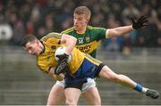 7 February 2016; Sean McDermott, Roscommon, in action against Tommy Walsh, Kerry. Allianz Football League, Division 1, Round 2, Kerry v Roscommon. Fitzgerald Stadium, Killarney, Co. Kerry. Picture credit: Diarmuid Greene / SPORTSFILE