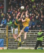 7 February 2016; Fintan Cregg, Roscommon, in action against Johnny Buckley, Kerry. Allianz Football League, Division 1, Round 2, Kerry v Roscommon. Fitzgerald Stadium, Killarney, Co. Kerry. Picture credit: Diarmuid Greene / SPORTSFILE