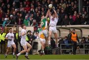 7 February 2016; Cathal McNally, Kildare, in action against Conor McNamee, Offaly. Allianz Football League, Division 3, Round 2, Kildare v Offaly. St Conleth's Park, Newbridge, Co. Kildare. Photo by Sportsfile
