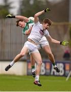 7 February 2016; Kevin Feely, Kildare, in action against Michael Brazil, Offaly. Allianz Football League, Division 3, Round 2, Kildare v Offaly. St Conleth's Park, Newbridge, Co. Kildare. Photo by Sportsfile