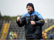 7 February 2016; Roscommon manager Fergal O'Donnell celebrates at the final whistle after victory over Kerry. Allianz Football League, Division 1, Round 2, Kerry v Roscommon. Fitzgerald Stadium, Killarney, Co. Kerry. Picture credit: Diarmuid Greene / SPORTSFILE