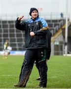 7 February 2016; Roscommon manager Fergal O'Donnell celebrates at the final whistle after victory over Kerry. Allianz Football League, Division 1, Round 2, Kerry v Roscommon. Fitzgerald Stadium, Killarney, Co. Kerry. Picture credit: Diarmuid Greene / SPORTSFILE