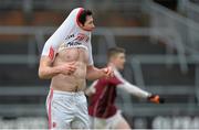 7 February 2016; Sean Cavanagh, Tyrone, gets a new shirt during the game.  Allianz Football League, Division 2, Round 2, Galway v Tyrone. Pearse Stadium, Galway. Picture credit: Matt Browne / SPORTSFILE