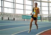 7 February 2016; Eoin Everard, Kilkenny City Harriers, in action during the Men's 3000m. GloHealth AAI Games. AIT, Dublin Rd, Athlone, Co. Westmeath. Picture credit: Sam Barnes / SPORTSFILE