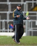 7 February 2016; Kerry manager Eamonn Fitzmaurice reacts during the game. Allianz Football League, Division 1, Round 2, Kerry v Roscommon. Fitzgerald Stadium, Killarney, Co. Kerry. Picture credit: Diarmuid Greene / SPORTSFILE