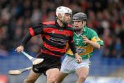 29 November 2009; Geariod O'Connor, Ballygunner, in action against Jerry O'Mahony, Newtownshandrum. AIB GAA Hurling Munster Club Senior Championship Final, Newtownshandrum v Ballygunner, Semple Stadium, Thurles. Picture credit: Brendan Moran / SPORTSFILE