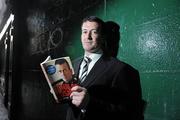 3 December 2009; Cork hurler Donal Og Cusack with his autobiography &quot;Come What May&quot; which was announced as the winner of the 2009 Williamhill.com Irish Sports Book of the Year. William Hill Bookmakers, Dame Street, Dublin. Picture credit: Matt Browne / SPORTSFILE