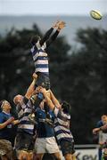 5 December 2009; Paul Huntley, Blackrock College, takes the ball in the lineout against St Mary's College. AIB League Division 1, St Mary's College v Blackrock College, Templeville Road, Dublin. Picture credit: Matt Browne / SPORTSFILE