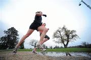5 December 2009; Fionnualla Britton and Orla O'Mahony, in action during an Irish Squad training day ahead of the Spar European Cross Country Championships taking place on Sunday 13 December. Crowne Plaza, Santry, Dublin. Picture credit: Matt Browne / SPORTSFILE