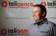 5 December 2009; Teligence, provider of services to the telecommunications industry worldwide, have announced their sponsorship of the Irish Open winner Shane Lowry. The three year deal will see European Tour player Shane wear the Teligence logo on his golfing apparel at all golf tournaments he takes part in until the end of the 2011 season. Esker Hills Golf Club, Tullamore, Co. Offaly. Picture credit: Brendan Moran / SPORTSFILE