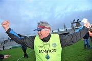 6 December 2009; Portlaoise manager John Mulligan celebrates at the end of the game after victory over Garrycastle. AIB GAA Football Leinster Club Senior Championship Final, Garrycastle, Offaly, v Portlaoise, Laois, O'Connor Park, Tullamore, Co. Offaly. Picture credit: David Maher / SPORTSFILE