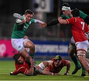 5 February 2016; Johnny McPhillips, Ireland, in action against Wales. Electric Ireland U20 Six Nations Rugby Championship, Ireland v Wales, Donnybrook Stadium, Donnybrook, Dublin. Picture credit: Ramsey Cardy / SPORTSFILE