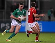 5 February 2016; Shane Daly, Ireland, in action against Harri Millard, Wales. Electric Ireland U20 Six Nations Rugby Championship, Ireland v Wales, Donnybrook Stadium, Donnybrook, Dublin. Picture credit: Ramsey Cardy / SPORTSFILE