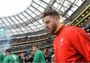 7 February 2016; Alex Cuthbert, Wales. RBS Six Nations Rugby Championship 2016, Ireland v Wales. Aviva Stadium, Lansdowne Road, Dublin. Picture credit: Ramsey Cardy / SPORTSFILE