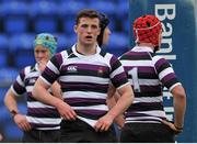 8 February 2016; A dejected Sam Dardis and his Terenure College team-mates dejected after conceding a try. St Michael's College v Terenure College - Bank of Ireland Leinster Schools Senior Cup 2nd Round. Donnybrook Stadium, Donnybrook, Dublin. Picture credit: Sam Barnes / SPORTSFILE