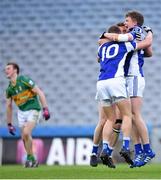 6 February 2016; Templenoe players celebrate at the final whistle. AIB GAA Football All-Ireland Junior Club Championship Final, Ardnaree Sarsfields, Mayo, v Templenoe, Kerry. Croke Park, Dublin. Picture credit: Stephen McCarthy / SPORTSFILE