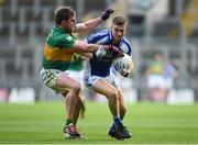6 February 2016; Brian Crowley, Templenoe, in action against Pat Lacken, Ardnaree Sarsfields. AIB GAA Football All-Ireland Junior Club Championship Final, Ardnaree Sarsfields, Mayo, v Templenoe, Kerry. Croke Park, Dublin. Picture credit: Stephen McCarthy / SPORTSFILE