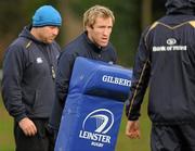8 December 2009; Leinster's Shaun Berne during squad training ahead of their Heineken Cup game against Llanelli Scarlets on Saturday. Donnybrook Stadium, Donnybrook, Dublin. Photo by Sportsfile